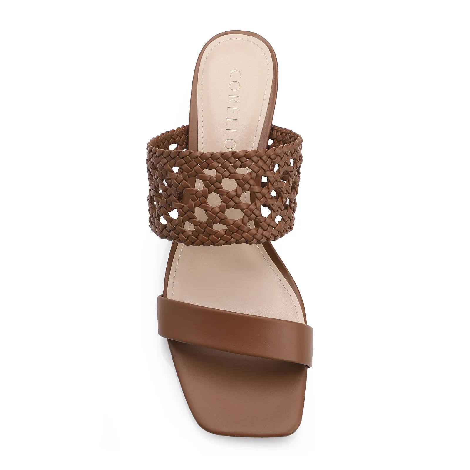 Mule Couro Marrom