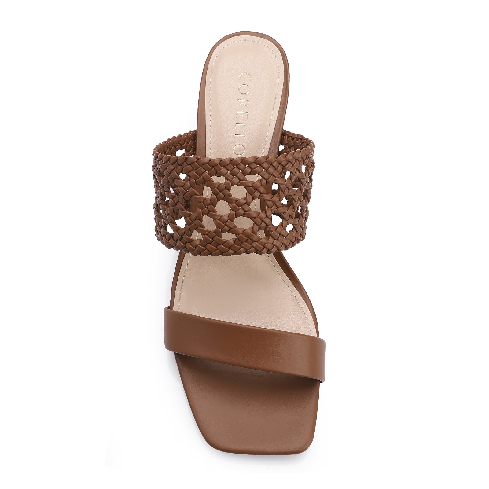 Mule Couro Marrom