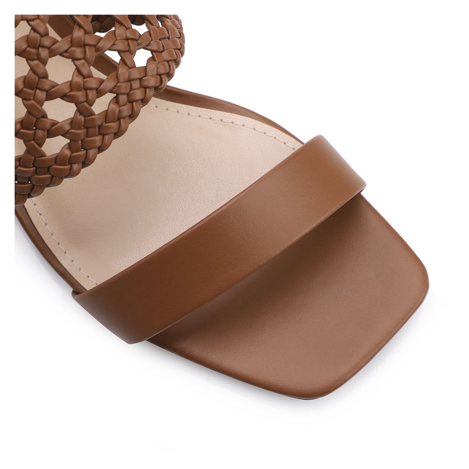 Mule Couro Marrom