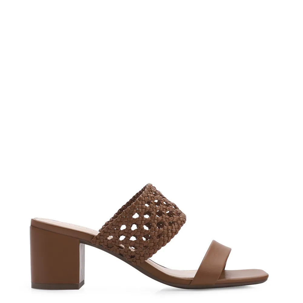 Mule Couro Marrom - imagem 2