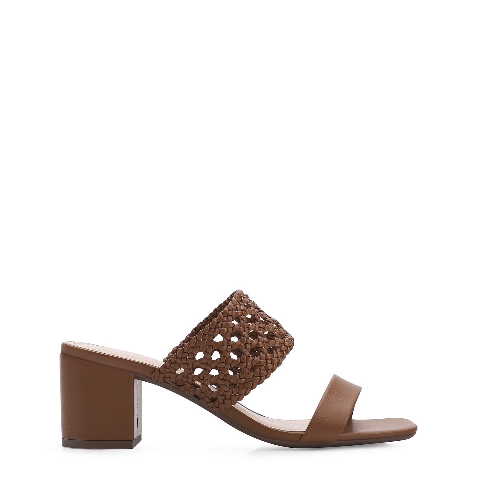 Mule Couro Marrom