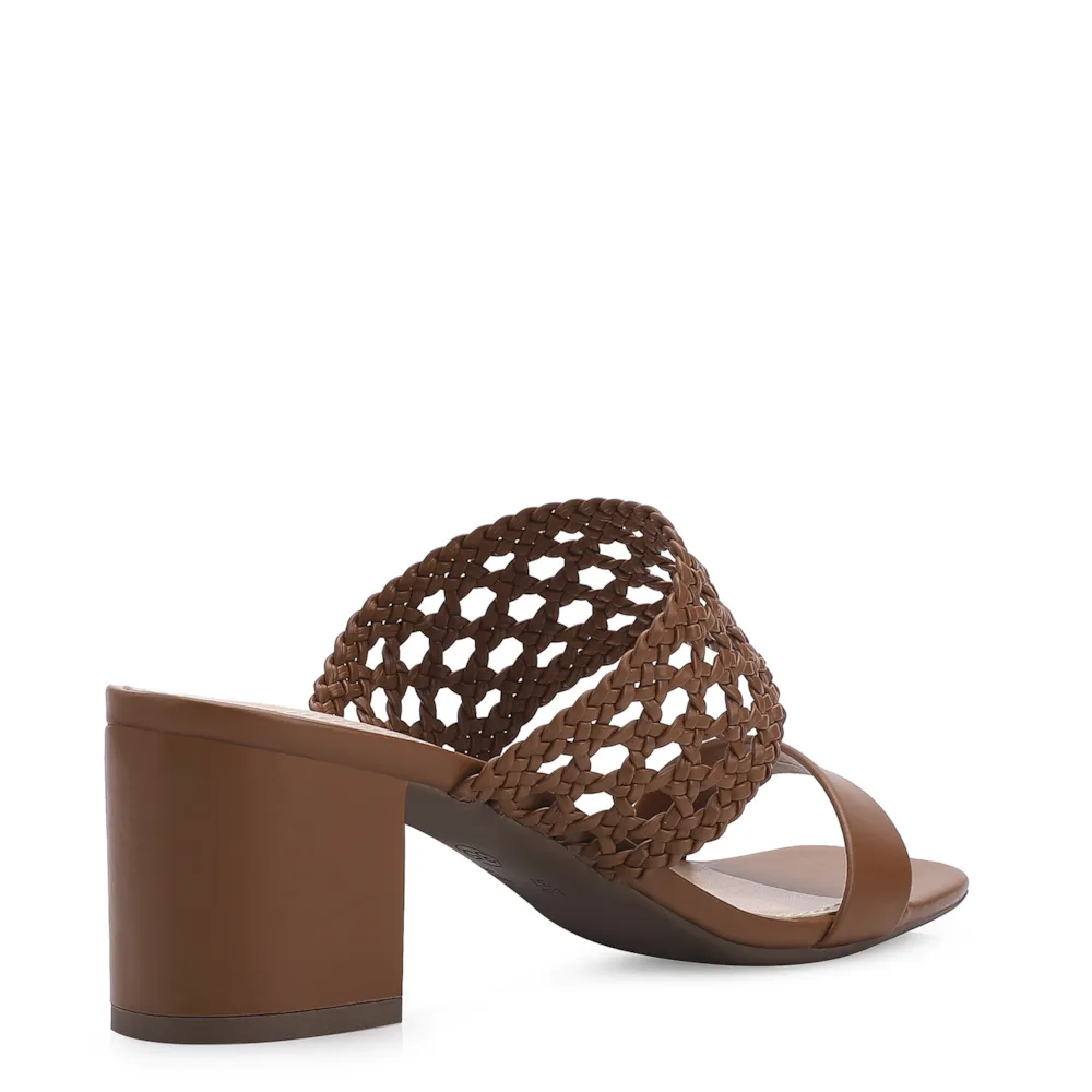 Mule Couro Marrom - imagem 3