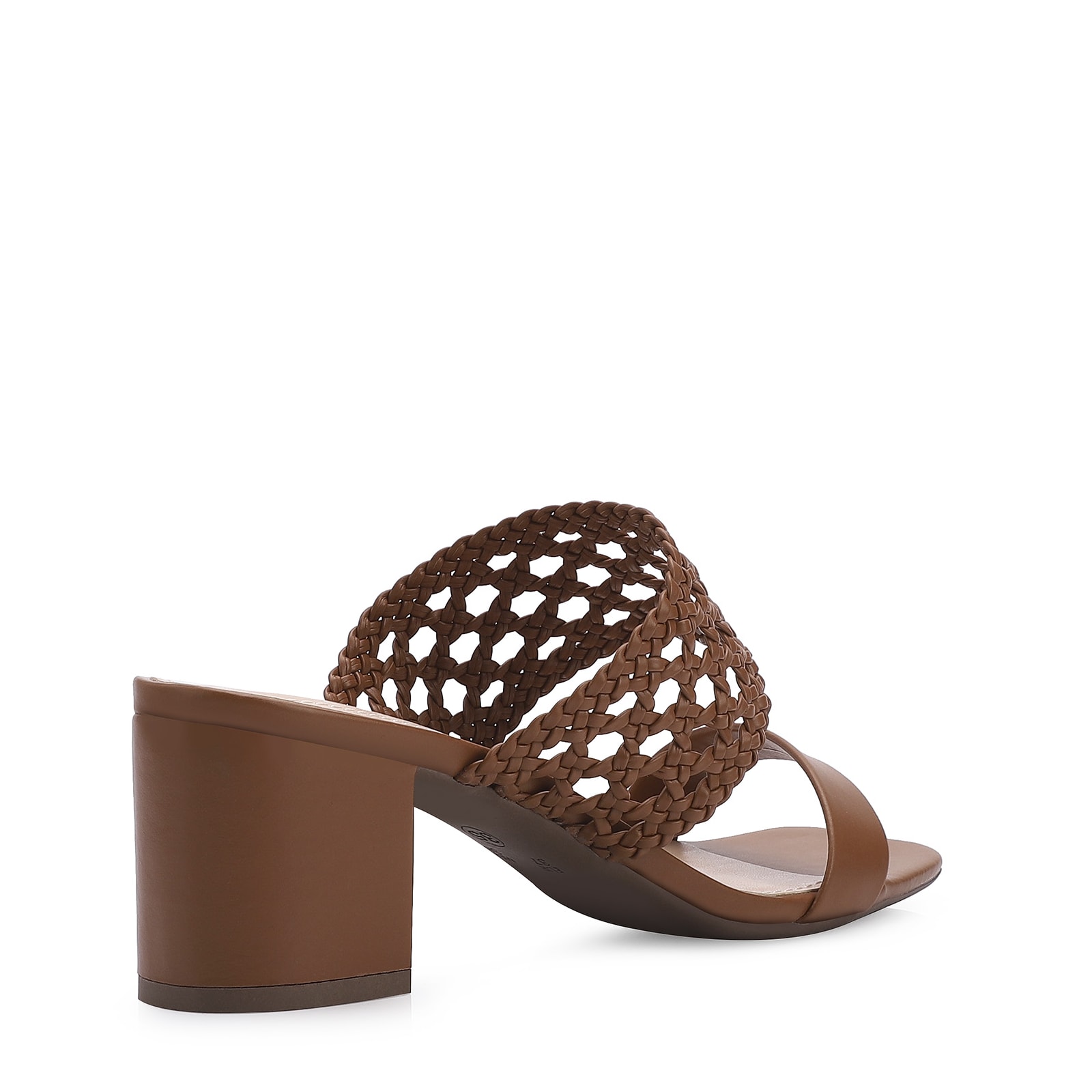 Mule Couro Marrom