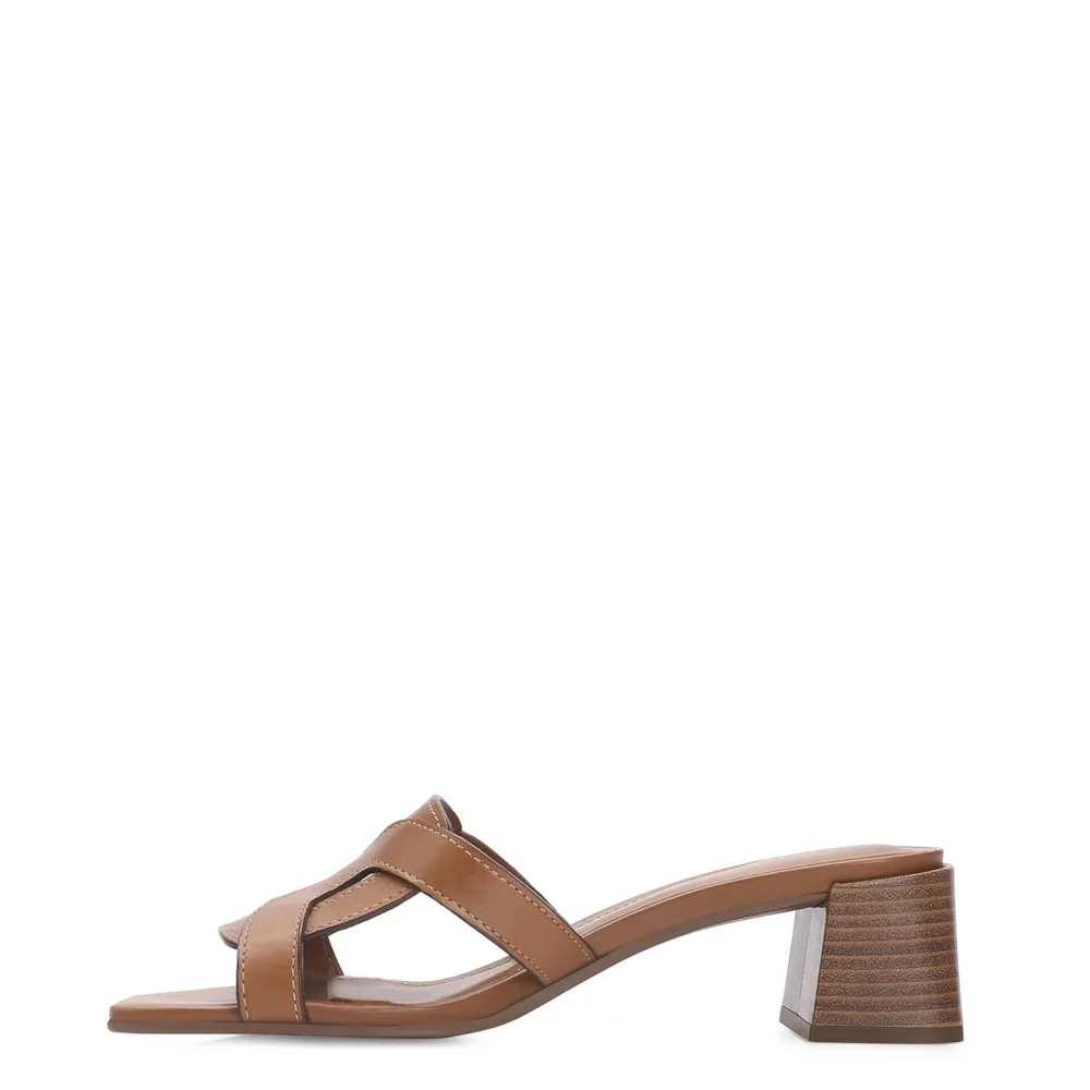 Mule Couro Marrom - imagem 4