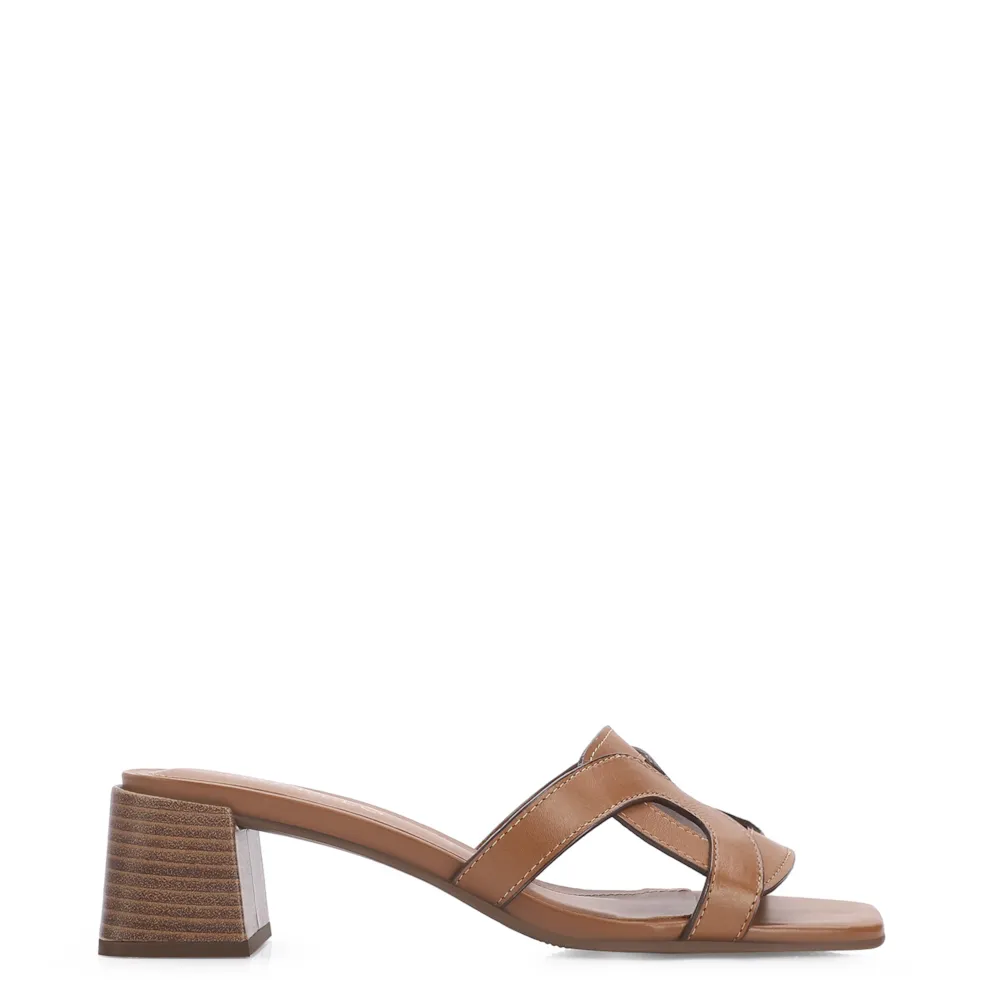 Mule Couro Marrom - imagem 2