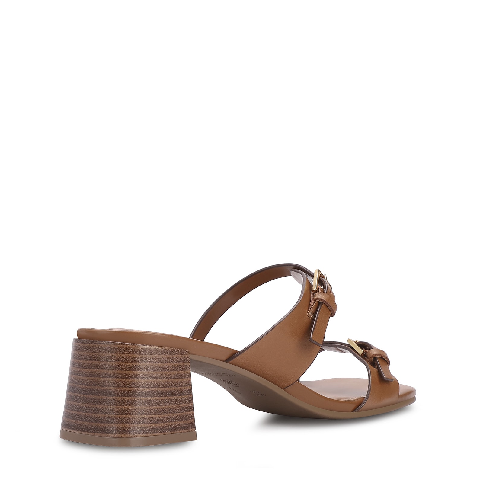Mule Couro Marrom