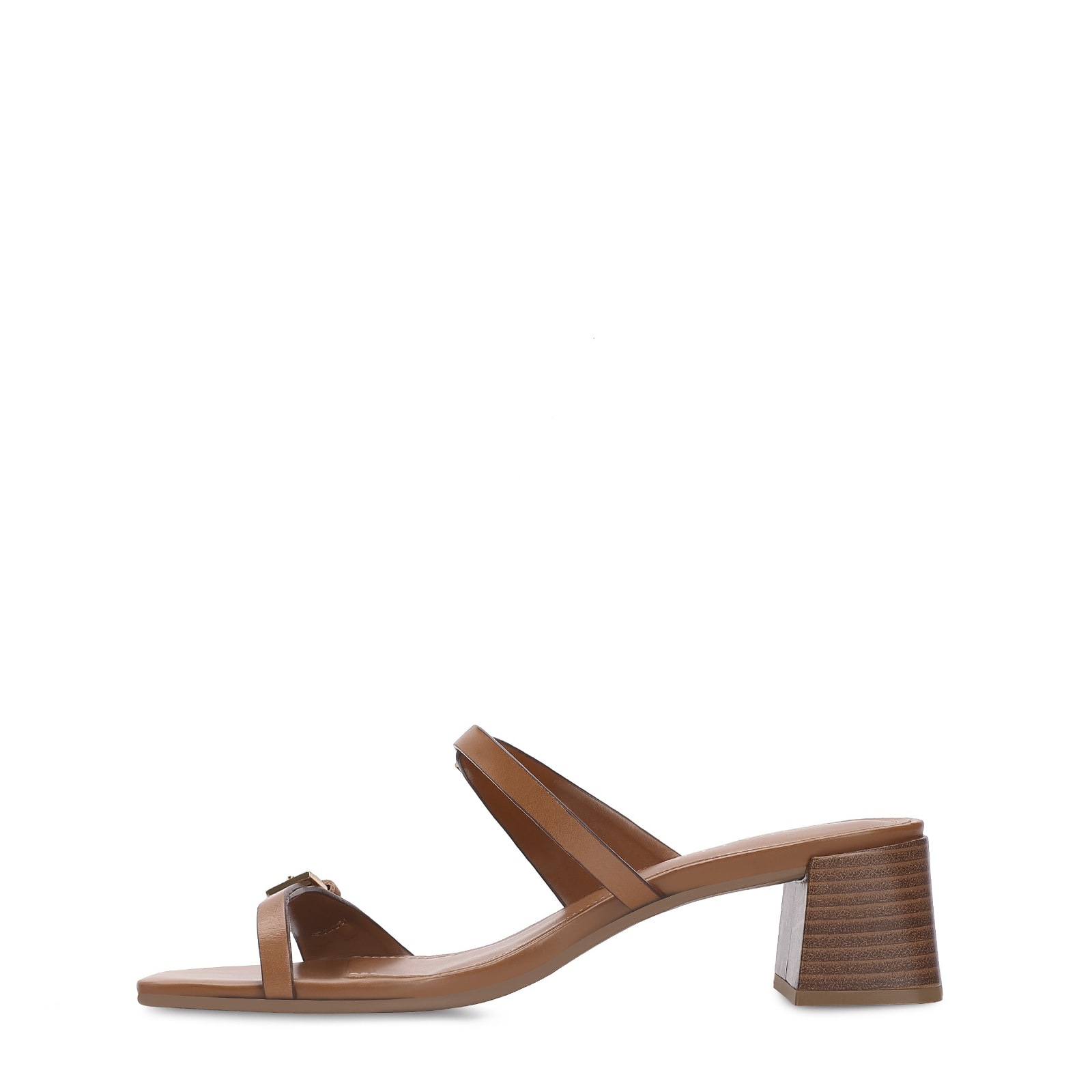 Mule Couro Marrom