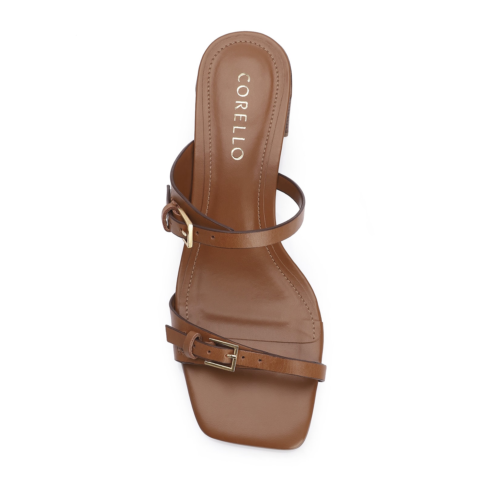 Mule Couro Marrom