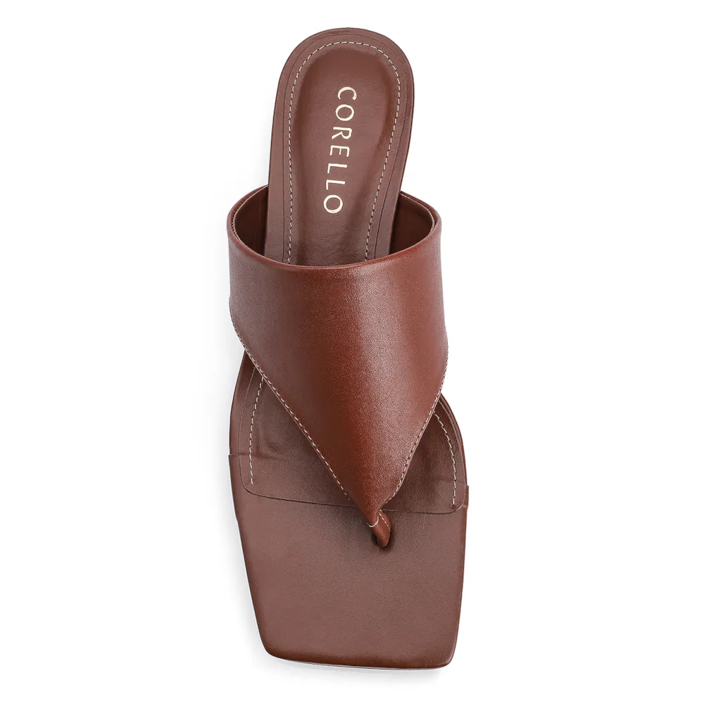 Mule Couro Marrom - imagem 5