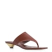 Mule Couro Marrom - imagem 1