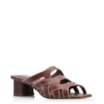 Mule Couro Marrom - imagem 1