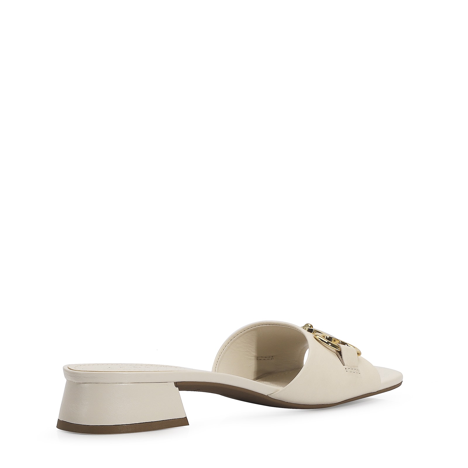 Mule Couro Off White