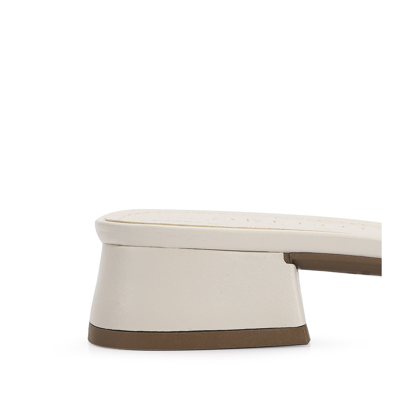 Mule Couro Off White