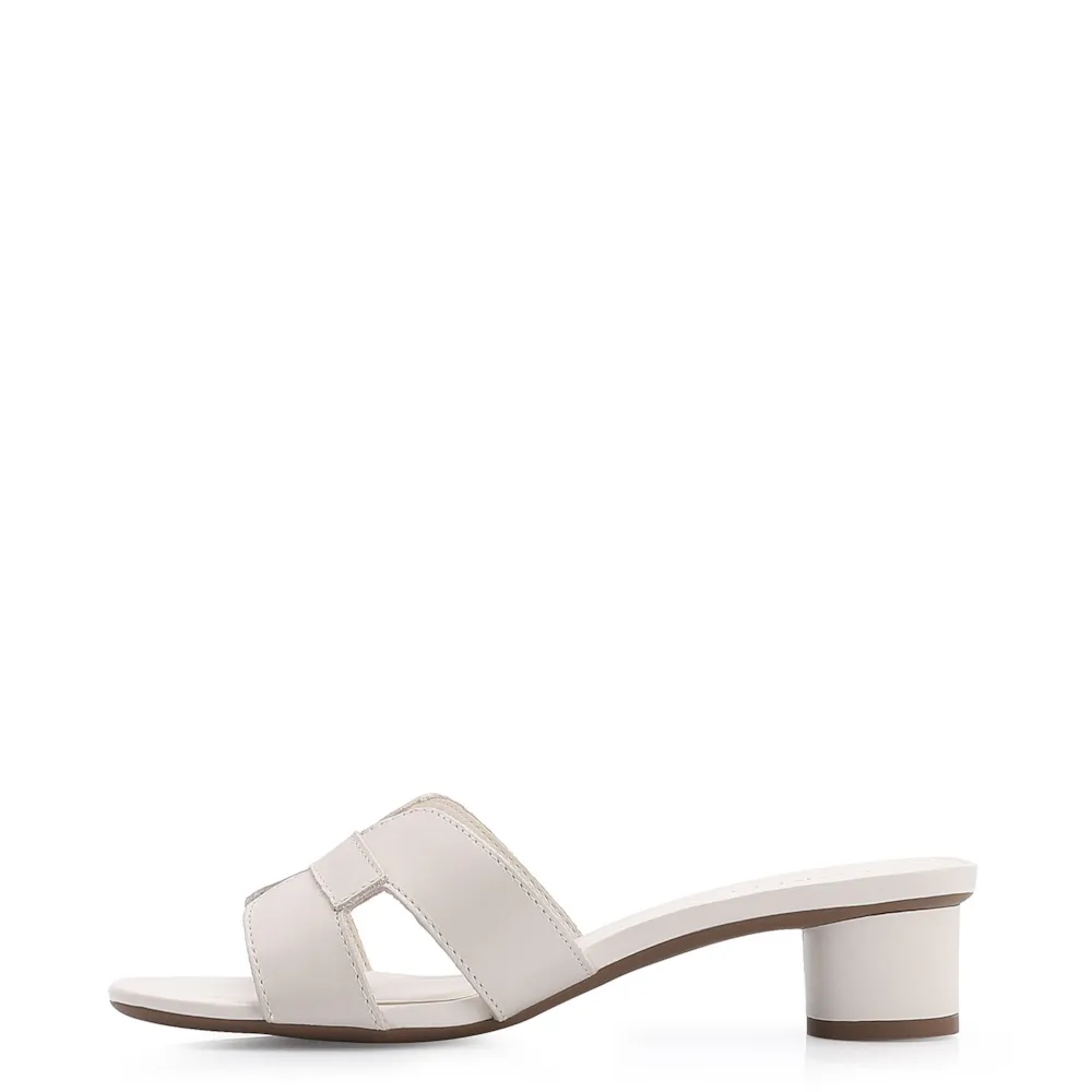 Mule Couro Off White - imagem 4