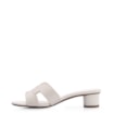 Mule Couro Off White - imagem 4