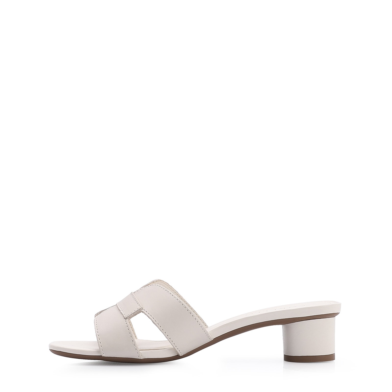 Mule Couro Off White