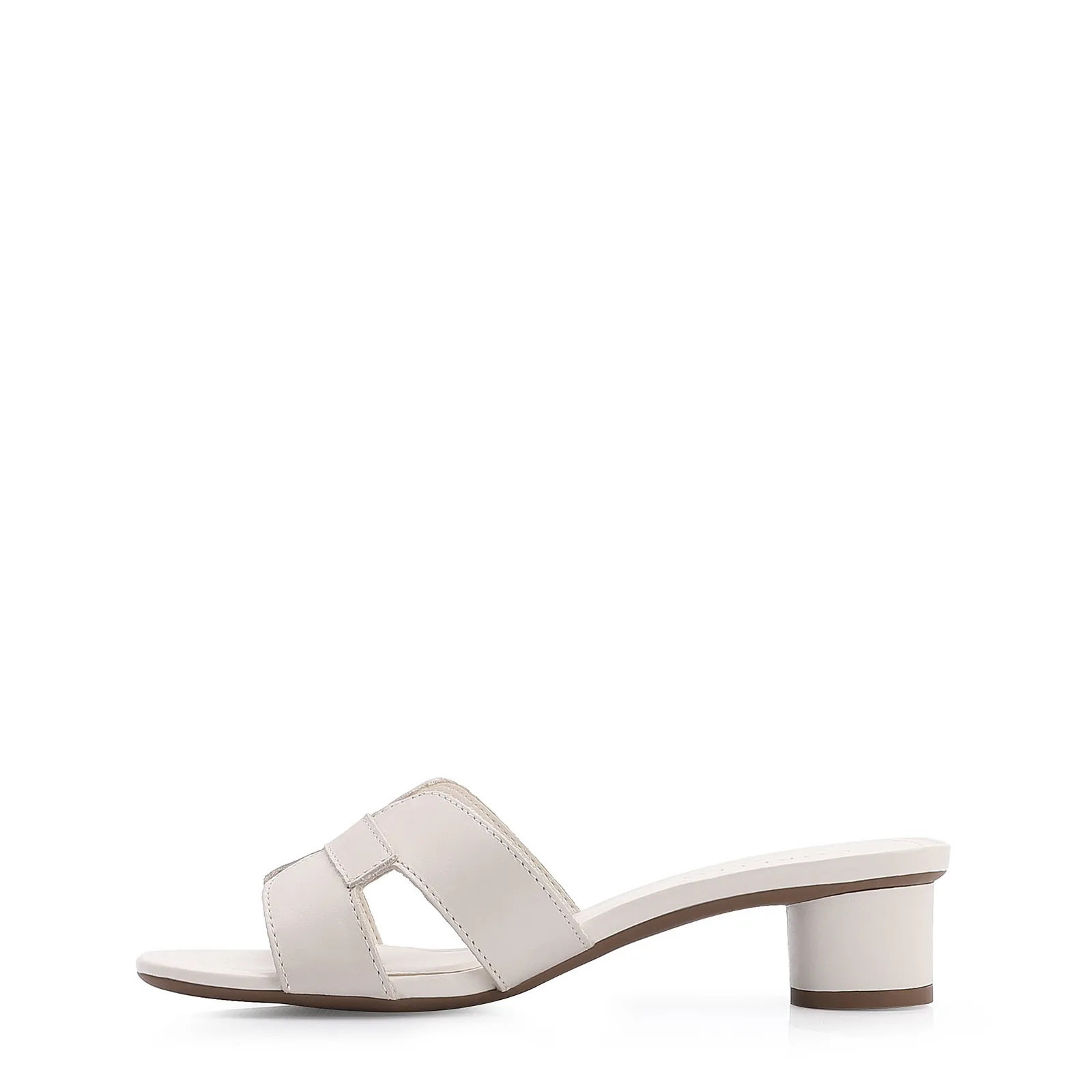 Mule Couro Off White