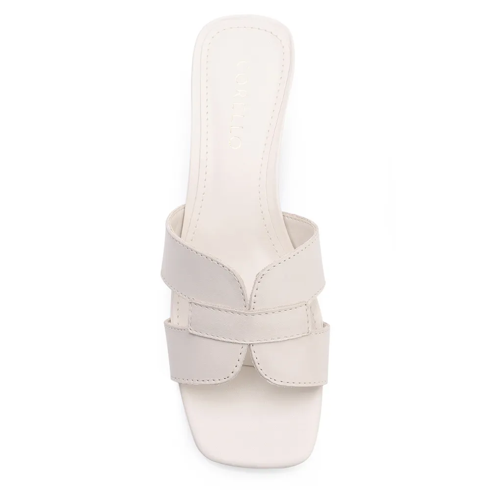 Mule Couro Off White - imagem 5
