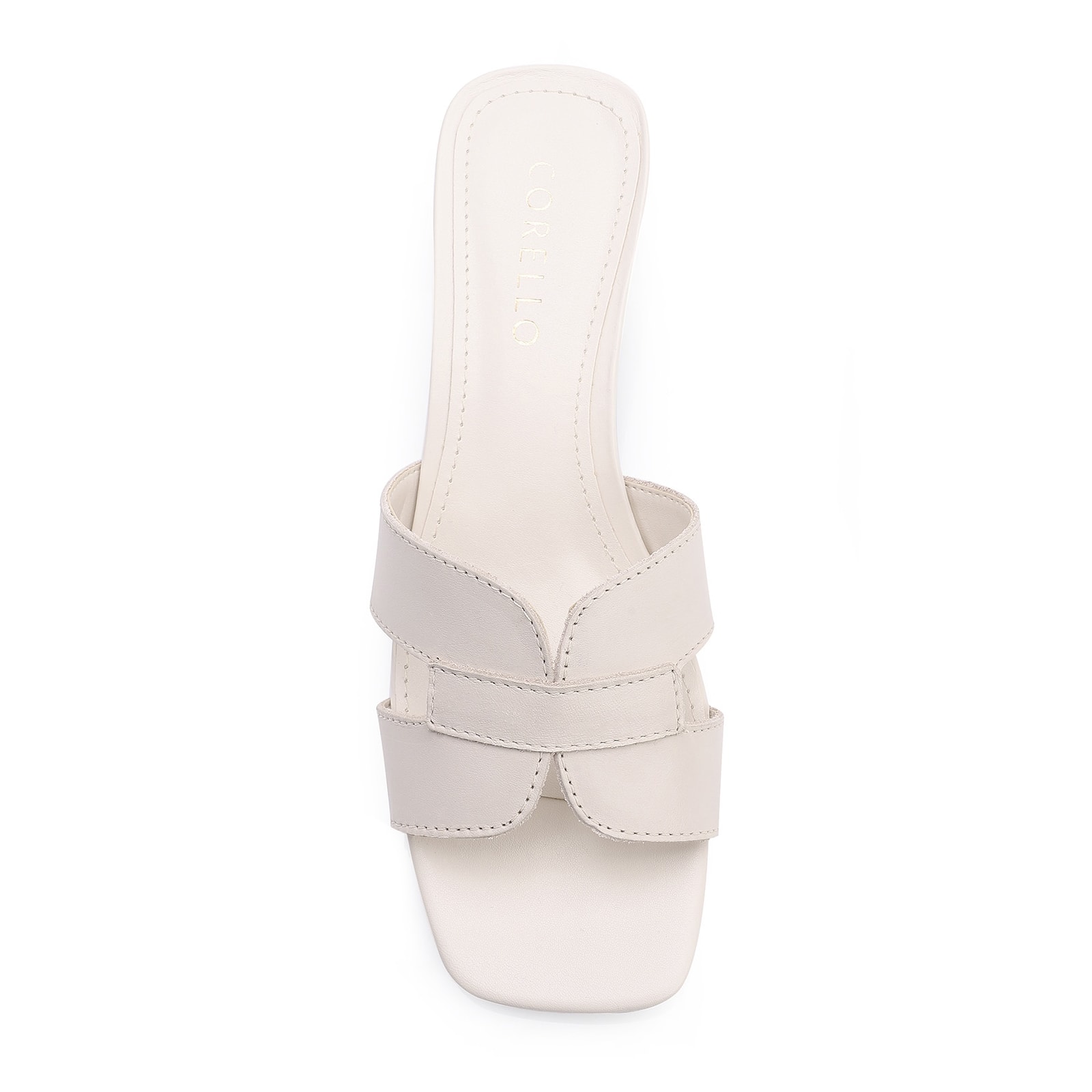 Mule Couro Off White