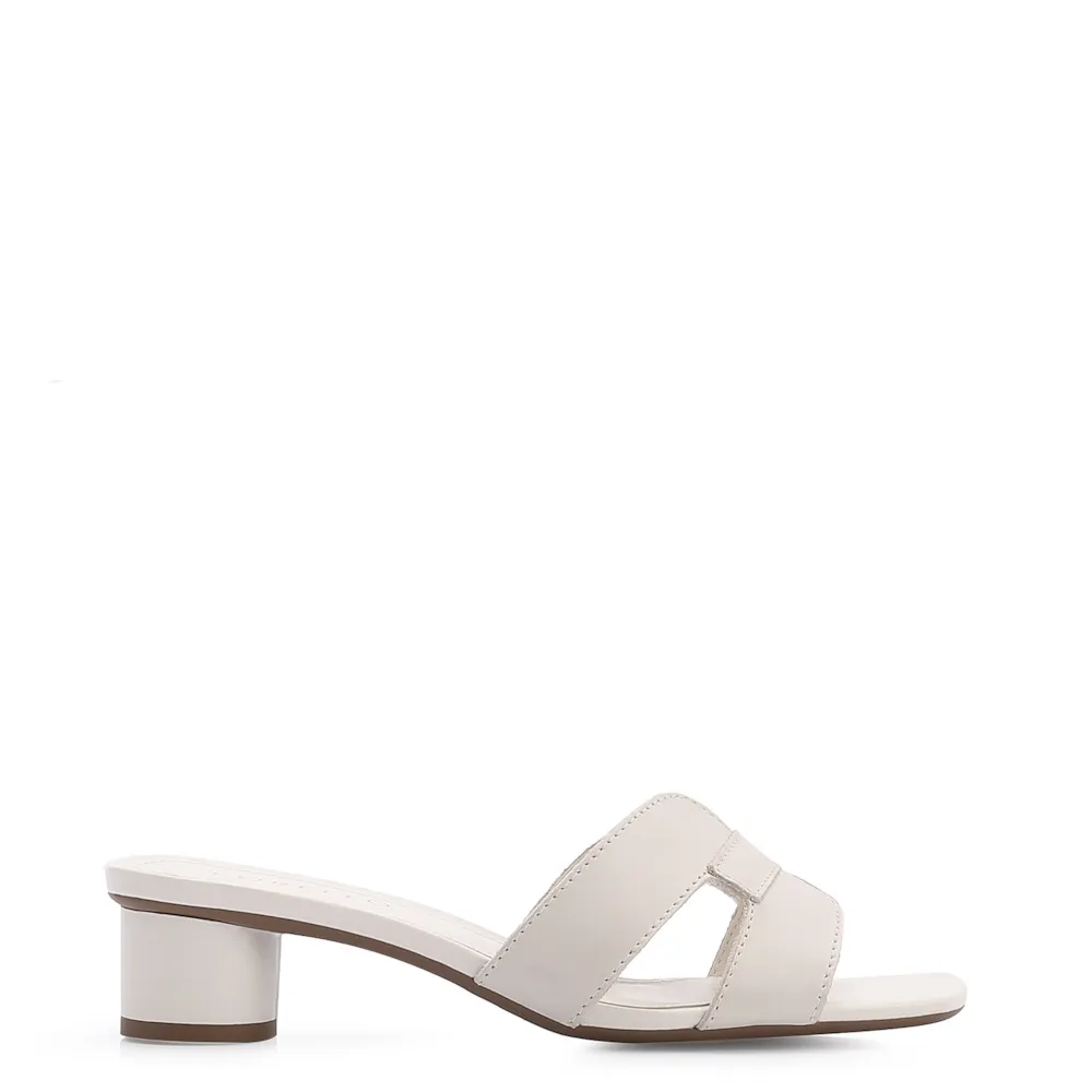 Mule Couro Off White - imagem 2