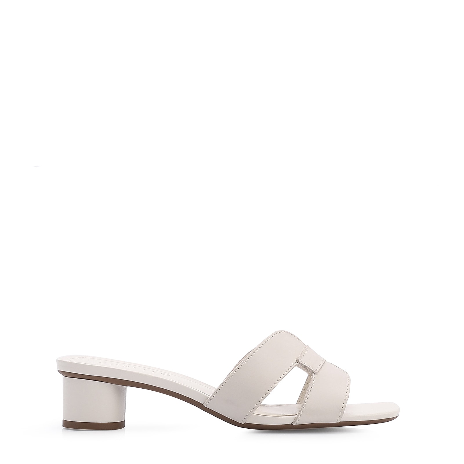 Mule Couro Off White