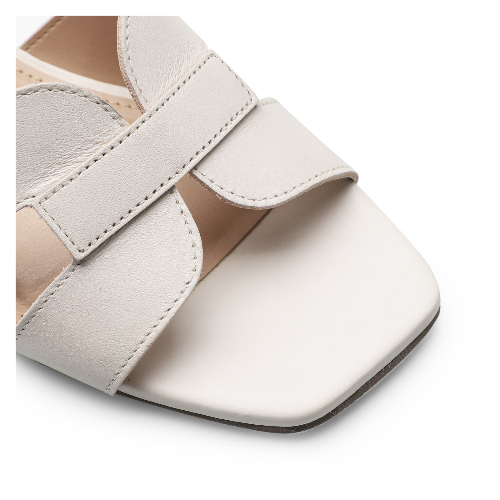 Mule Couro Off White