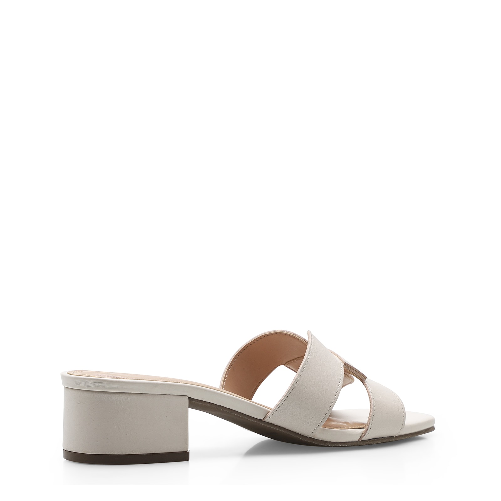 Mule Couro Off White