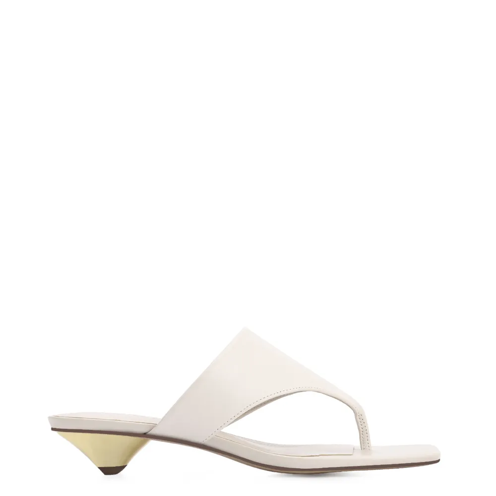 Mule Couro Off White - imagem 3
