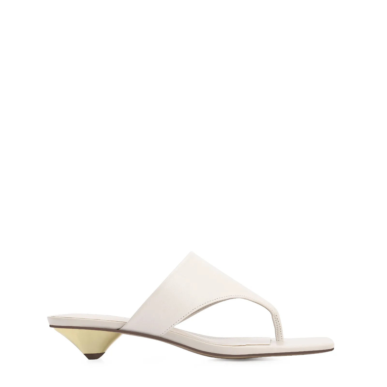 Mule Couro Off White