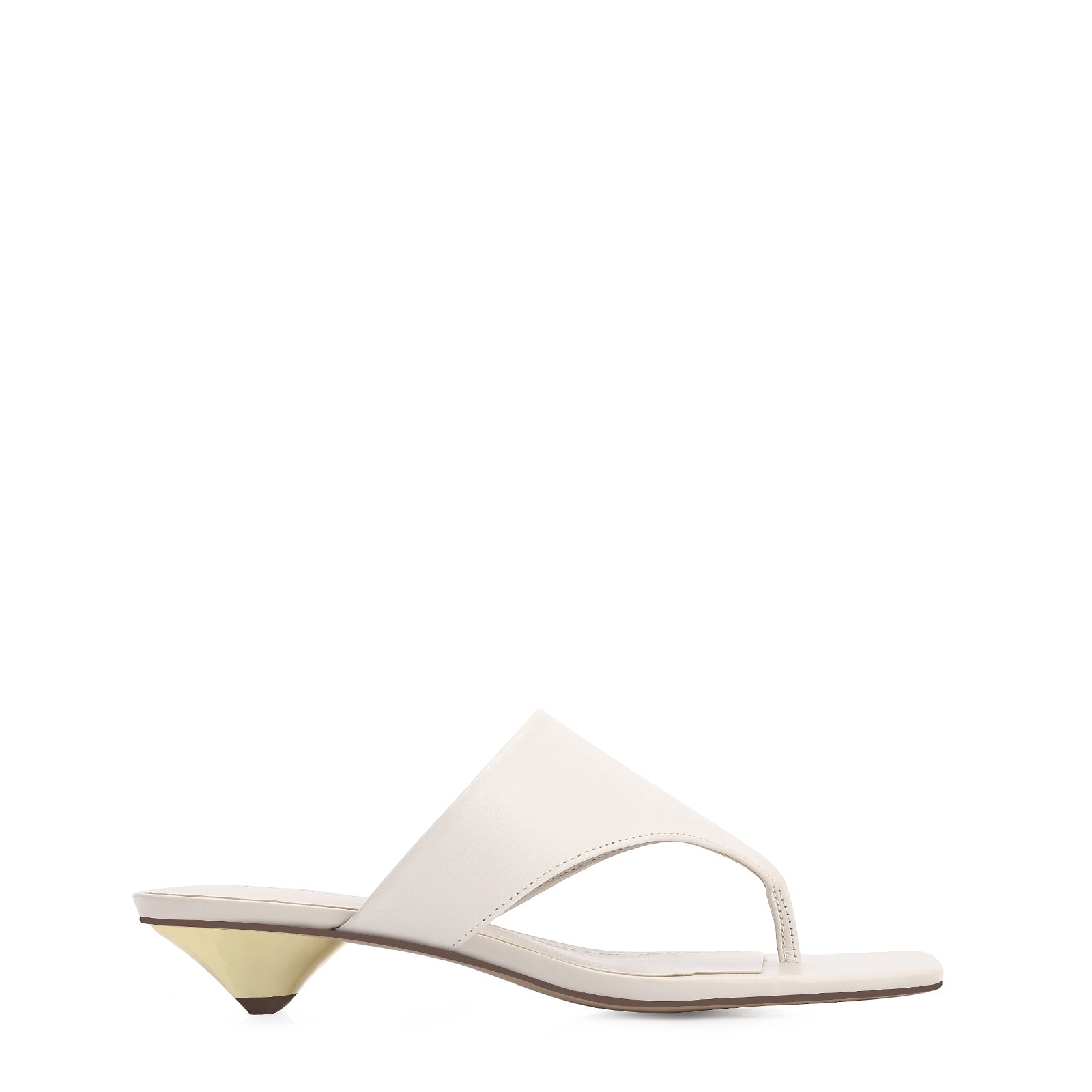 Mule Couro Off White