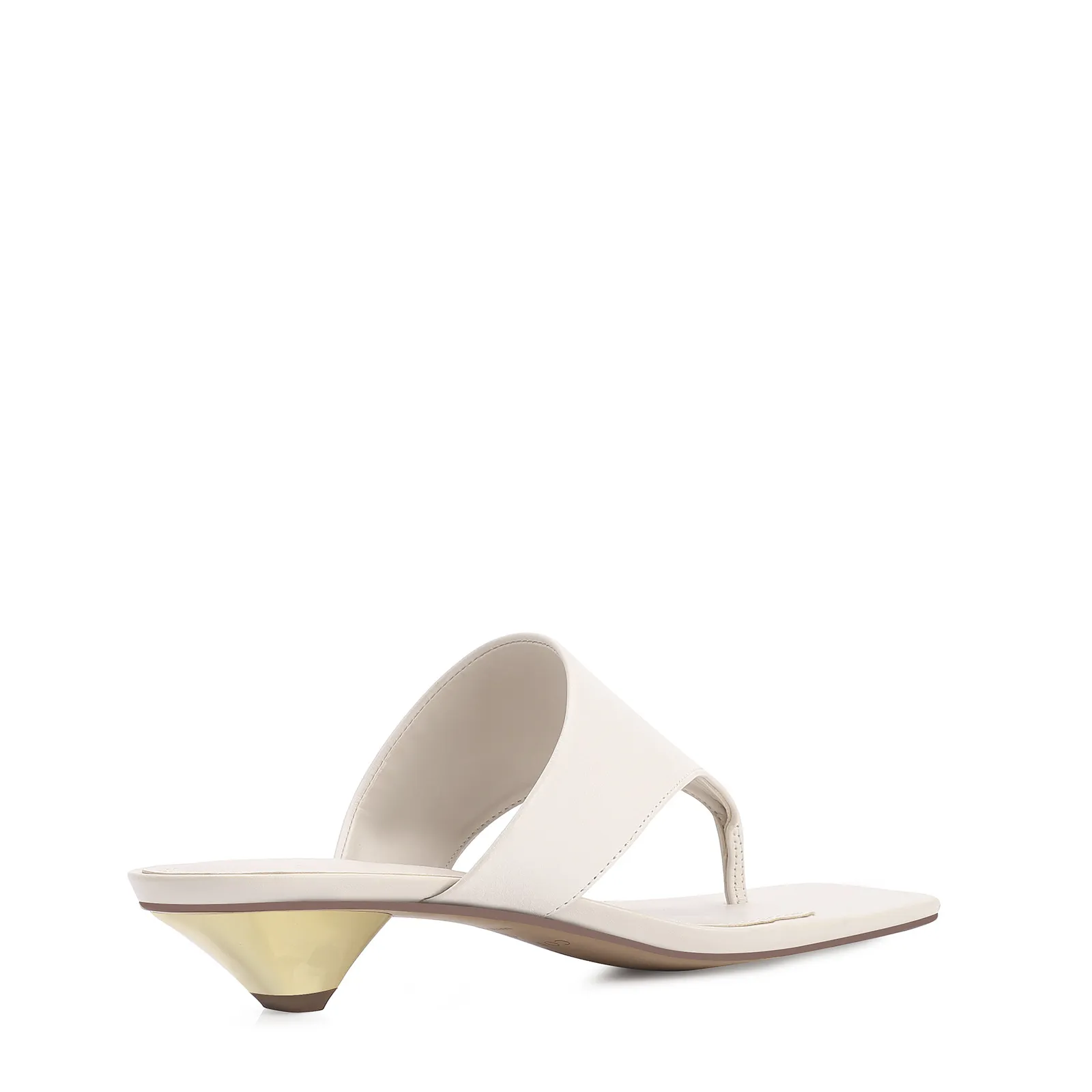 Mule Couro Off White