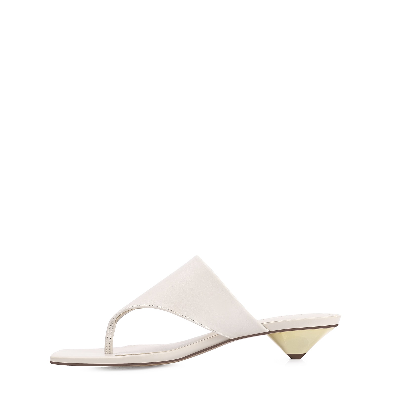 Mule Couro Off White