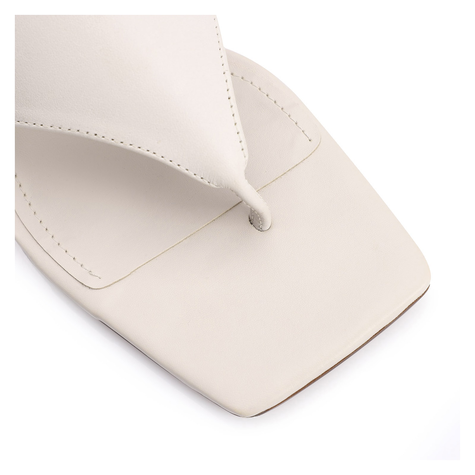 Mule Couro Off White