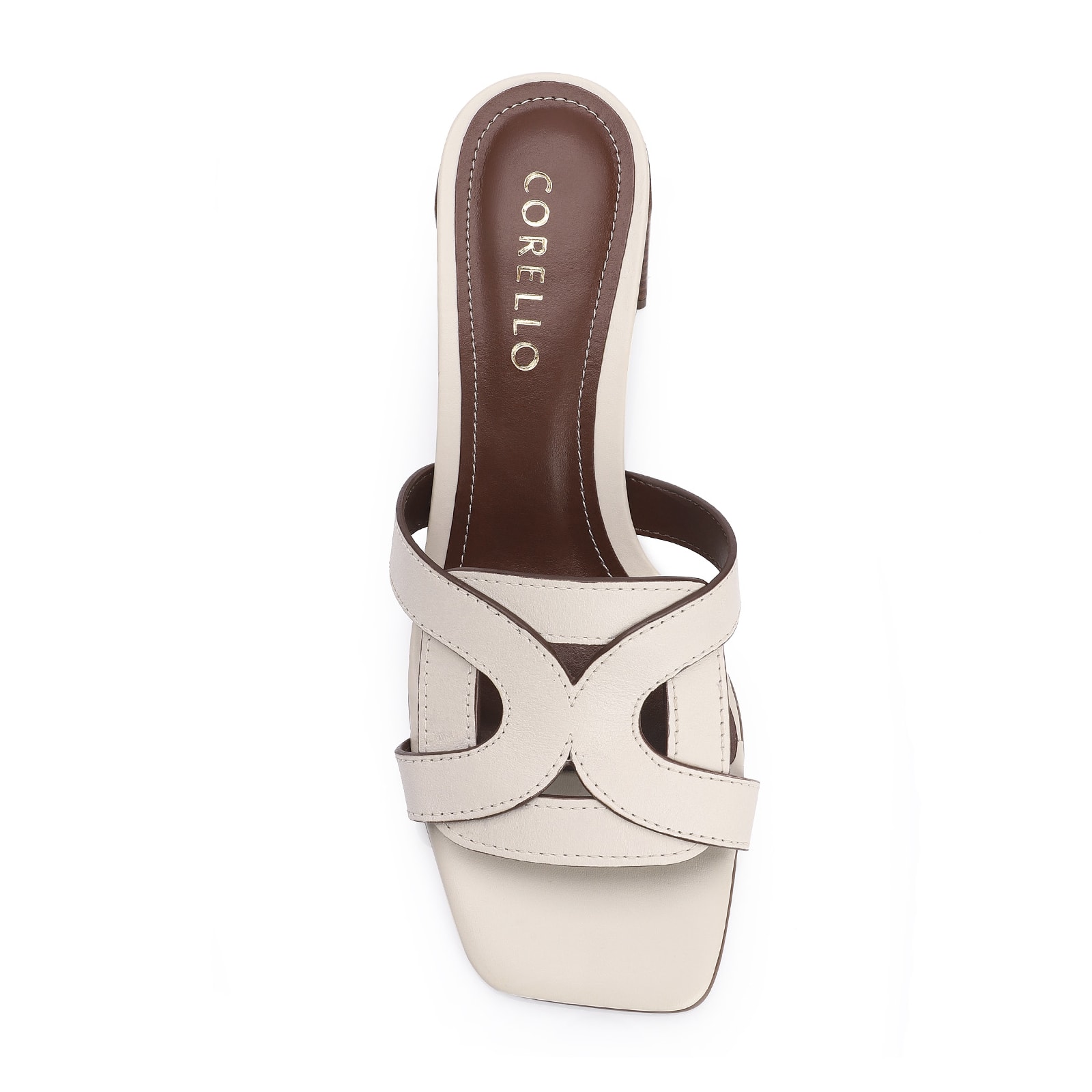 Mule Couro Off White