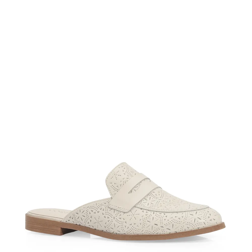 Mule Couro Off White