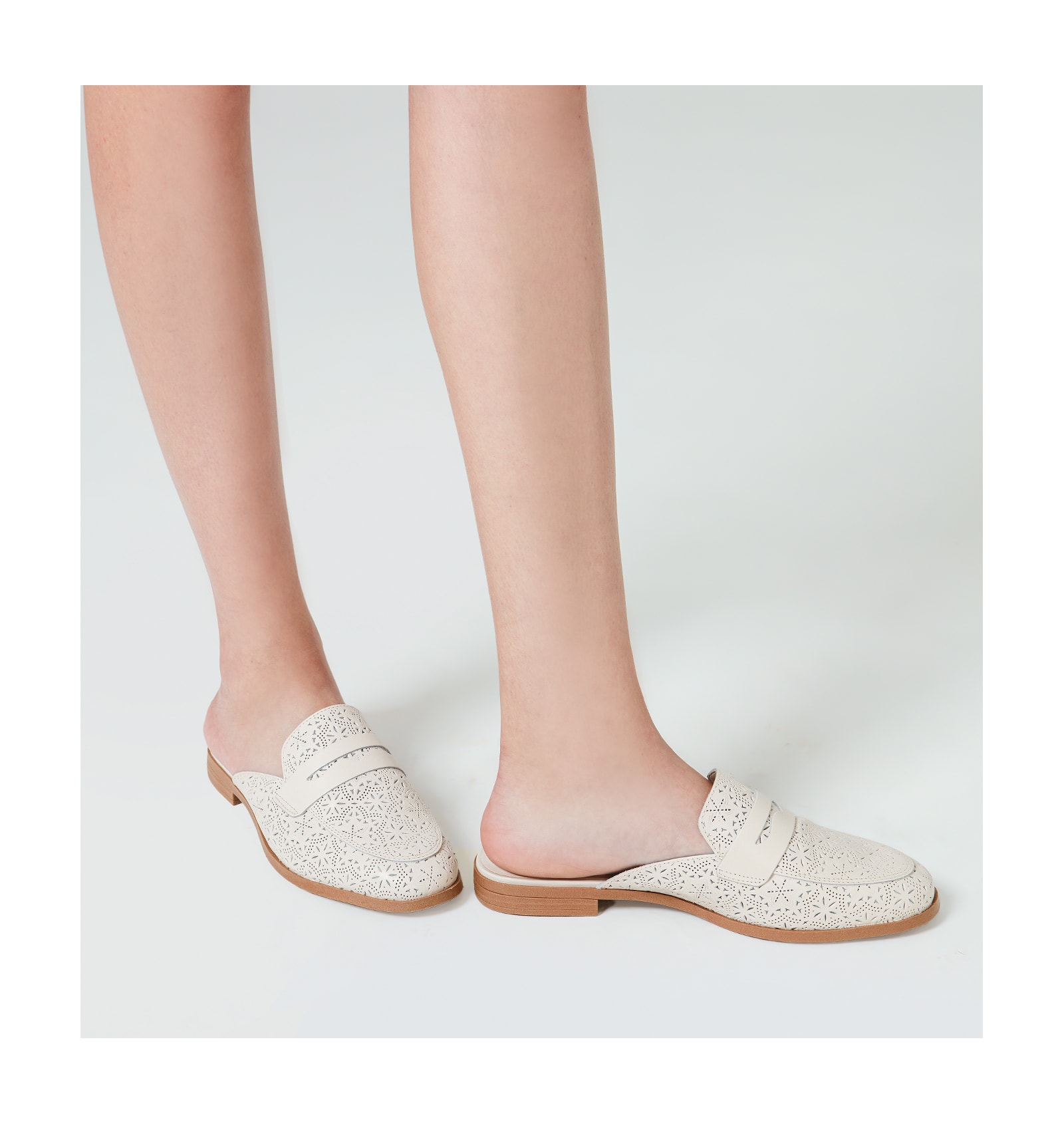 Mule Couro Off White