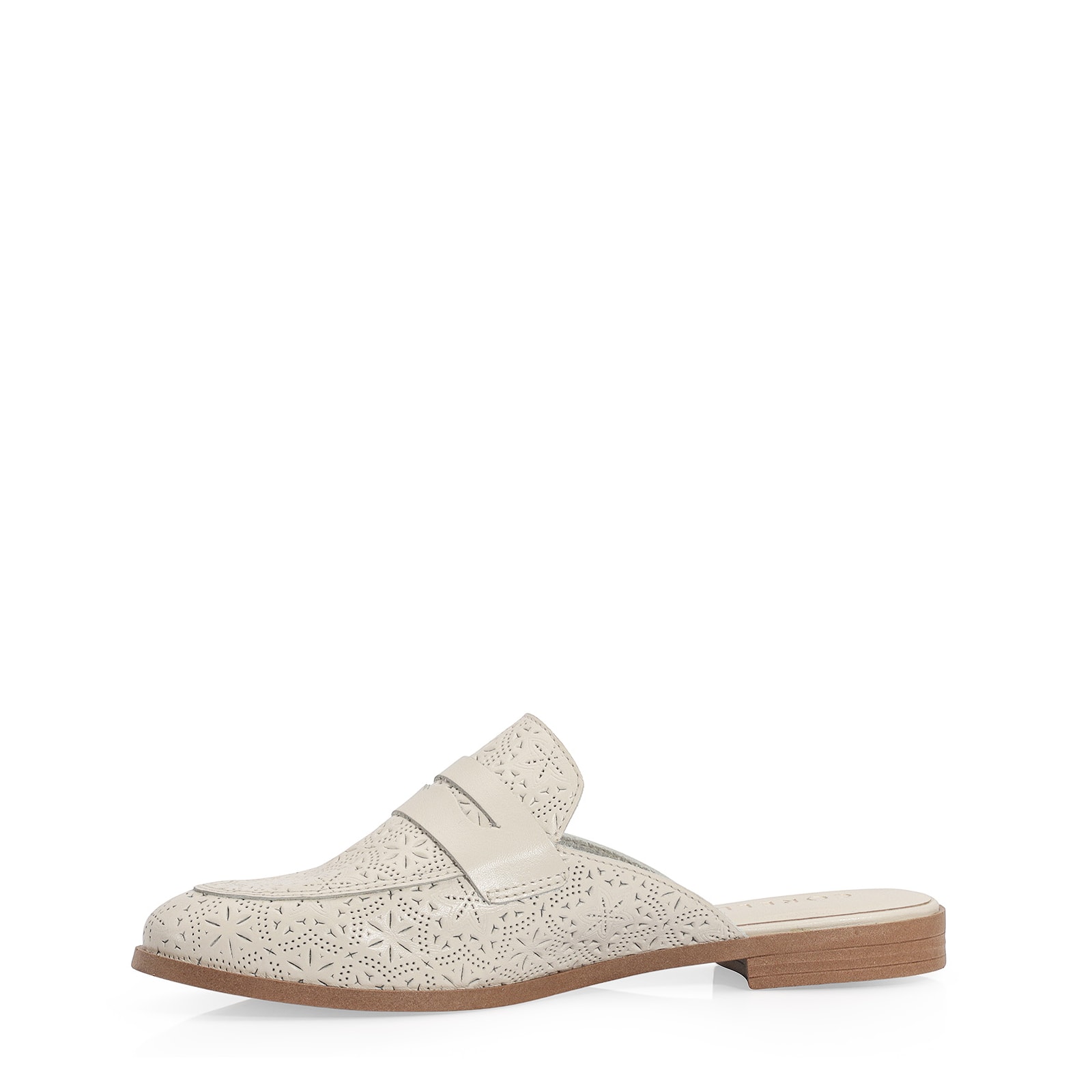 Mule Couro Off White