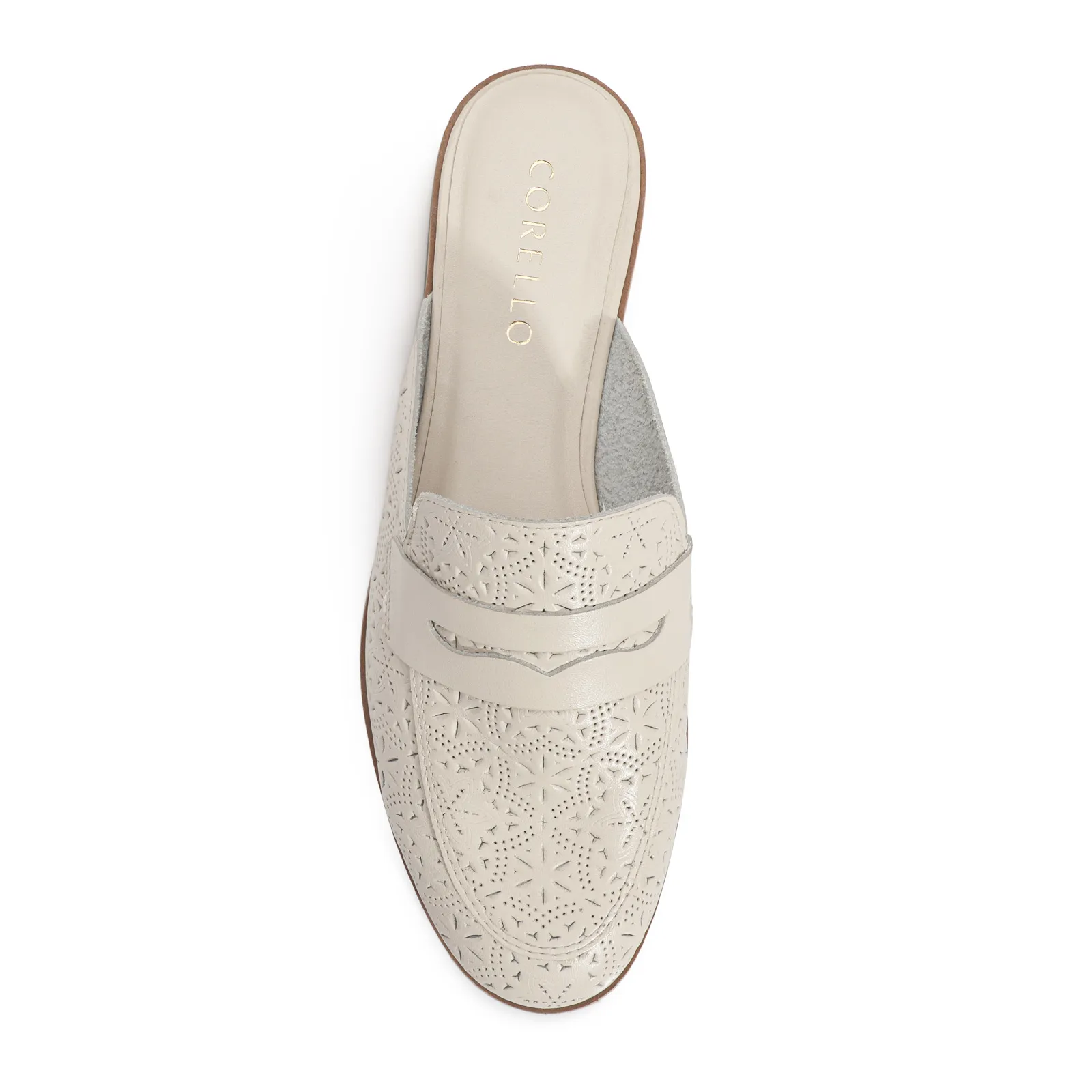 Mule Couro Off White