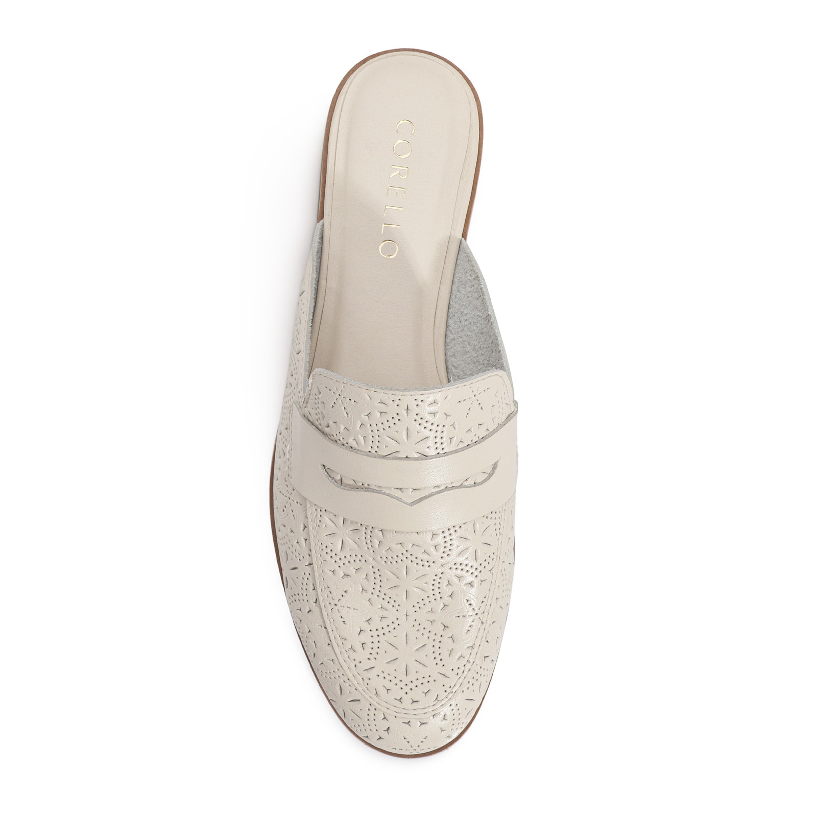 Mule Couro Off White