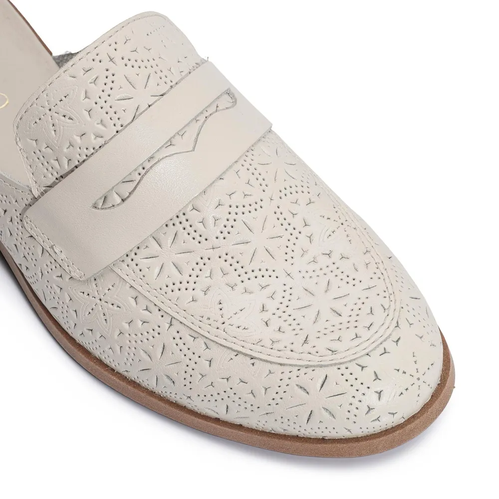 Mule Couro Off White - imagem 7