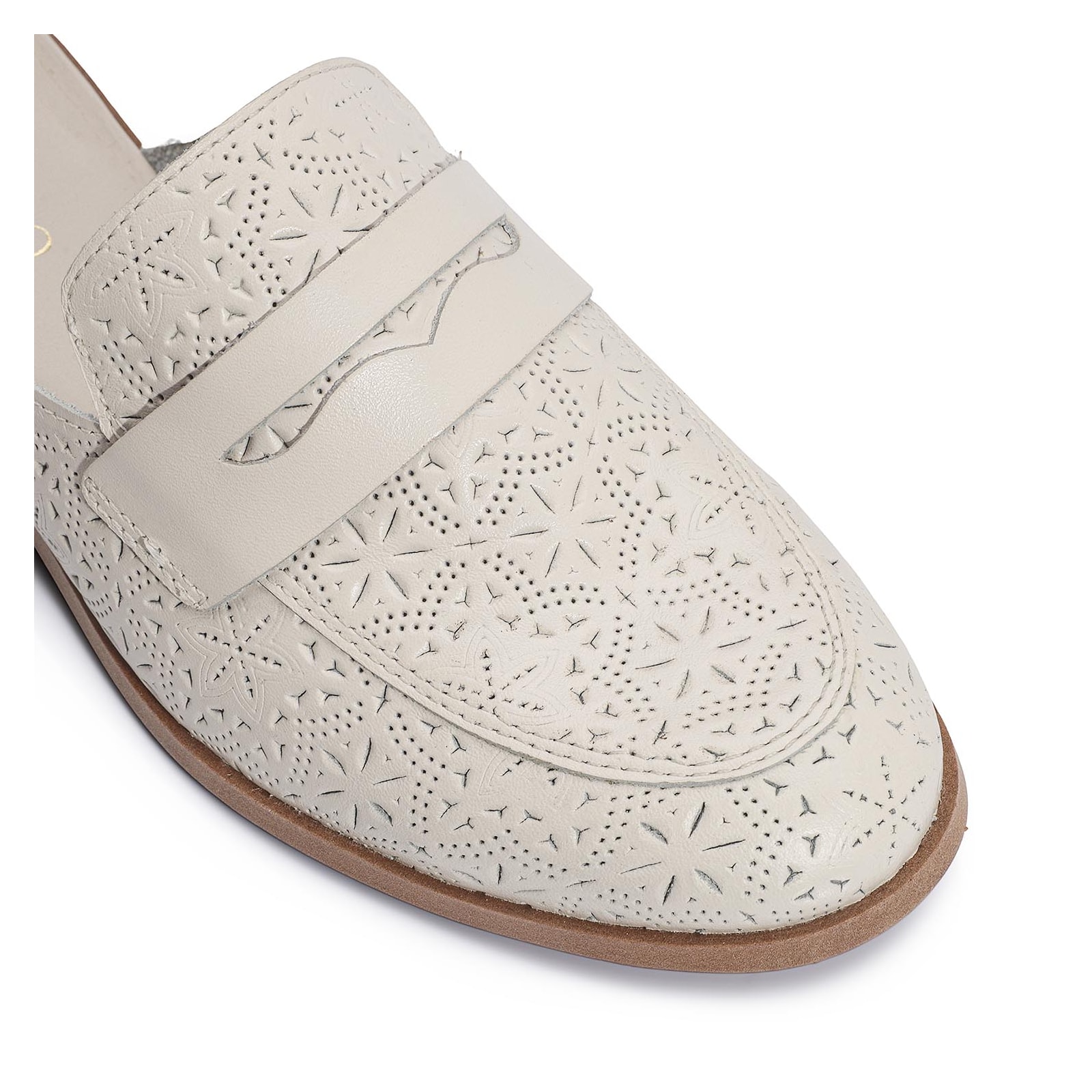 Mule Couro Off White