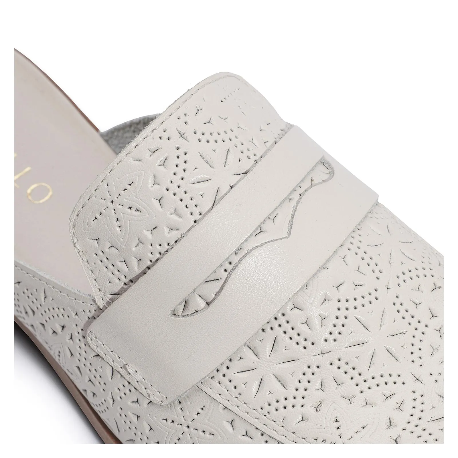 Mule Couro Off White