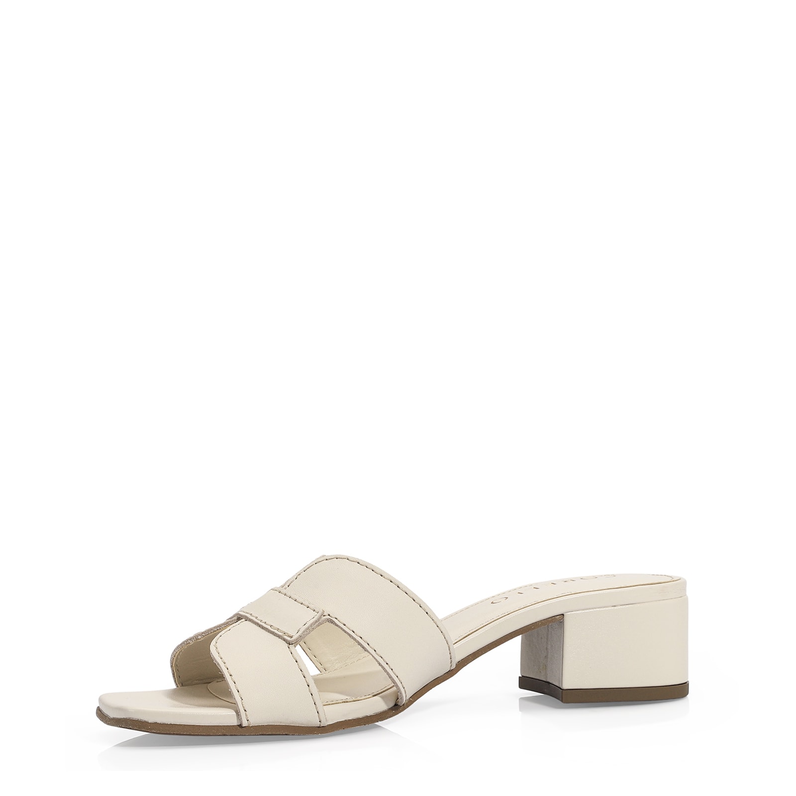 Mule Couro Off White