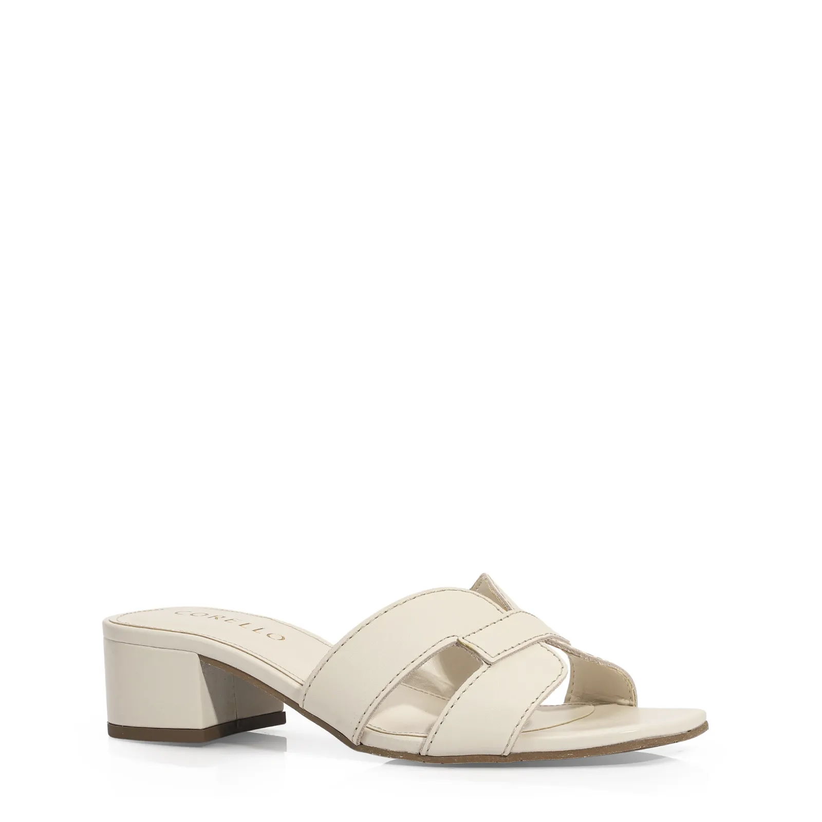 Mule Couro Off White