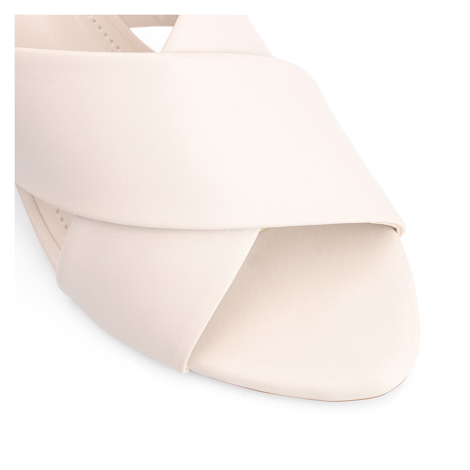 Mule Couro Off White