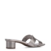 Mule Couro Prata - imagem 3