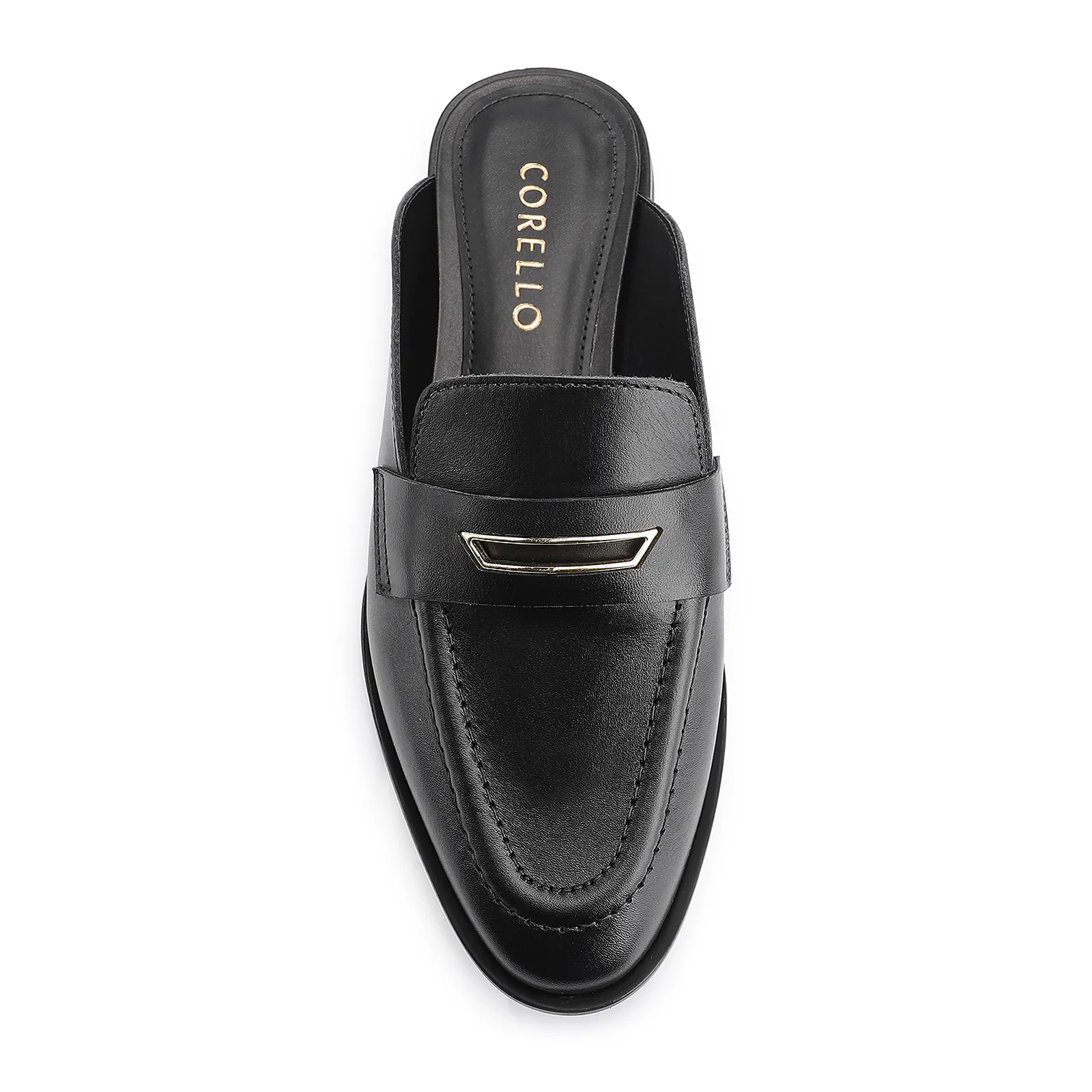 Mule Couro Preto
