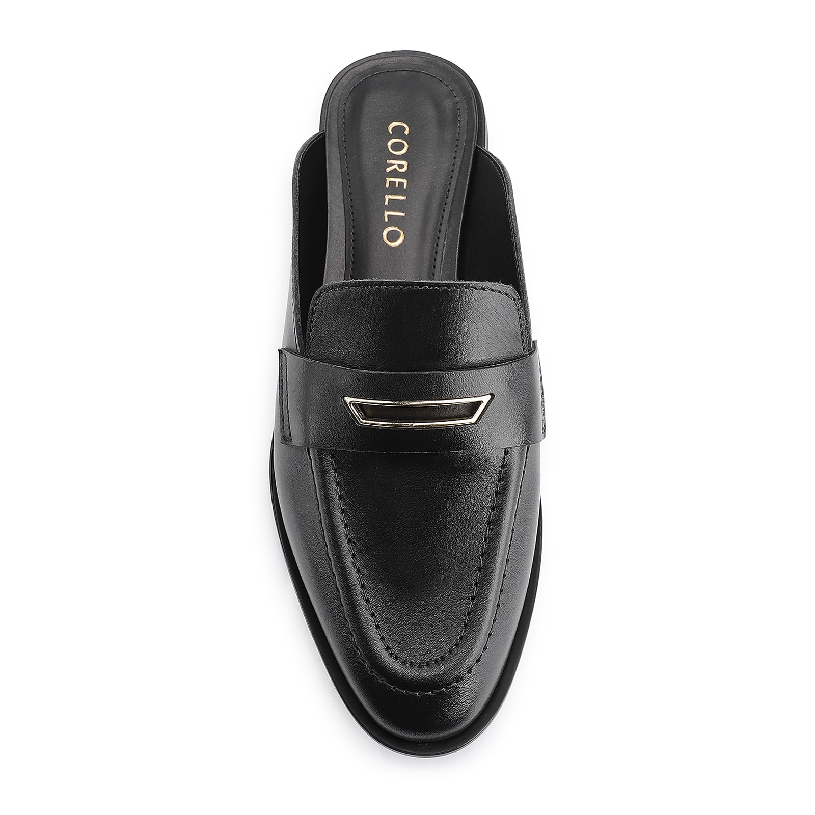 Mule Couro Preto