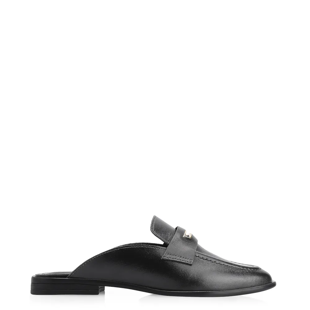 Mule Couro Preto - imagem 2