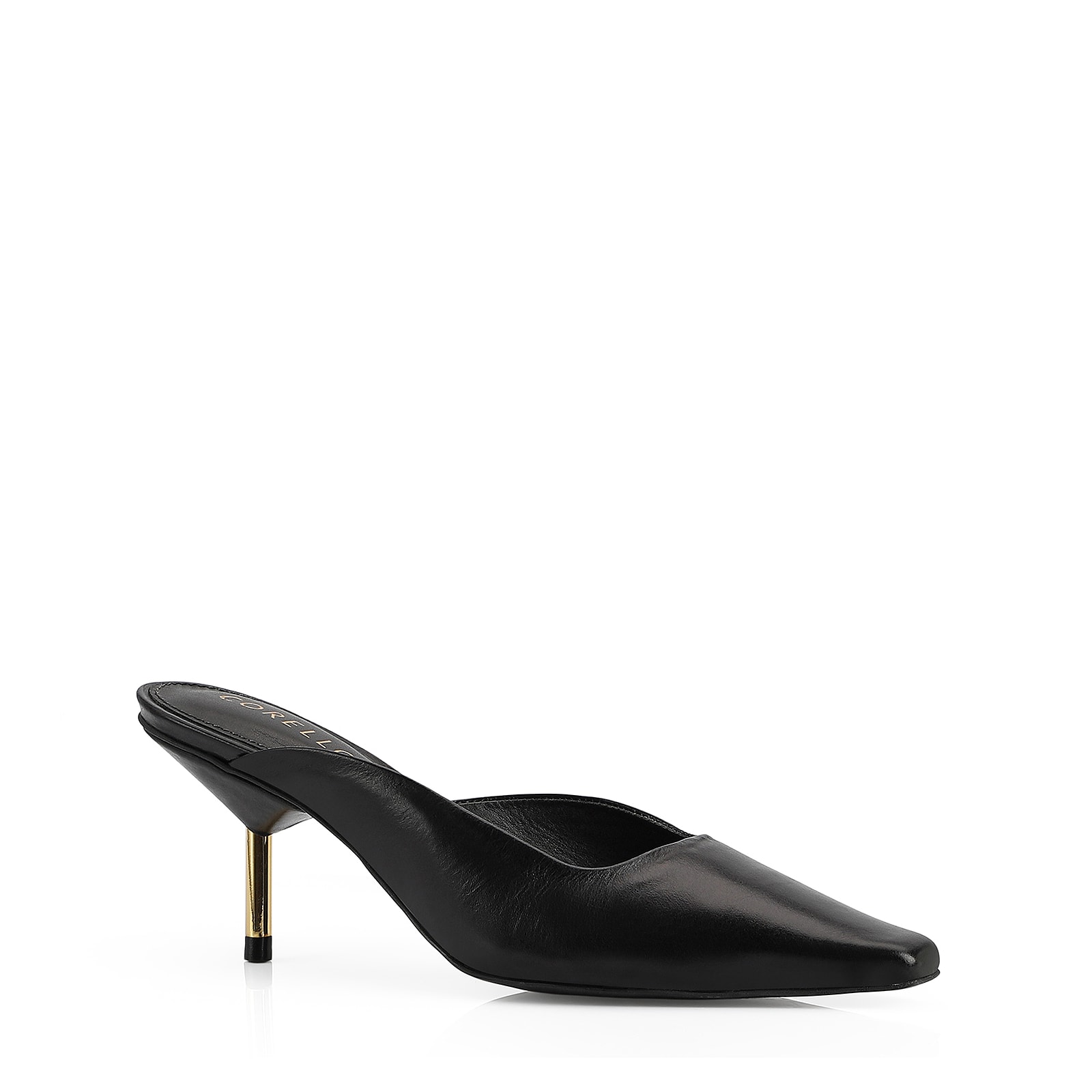 Mule Couro Preto